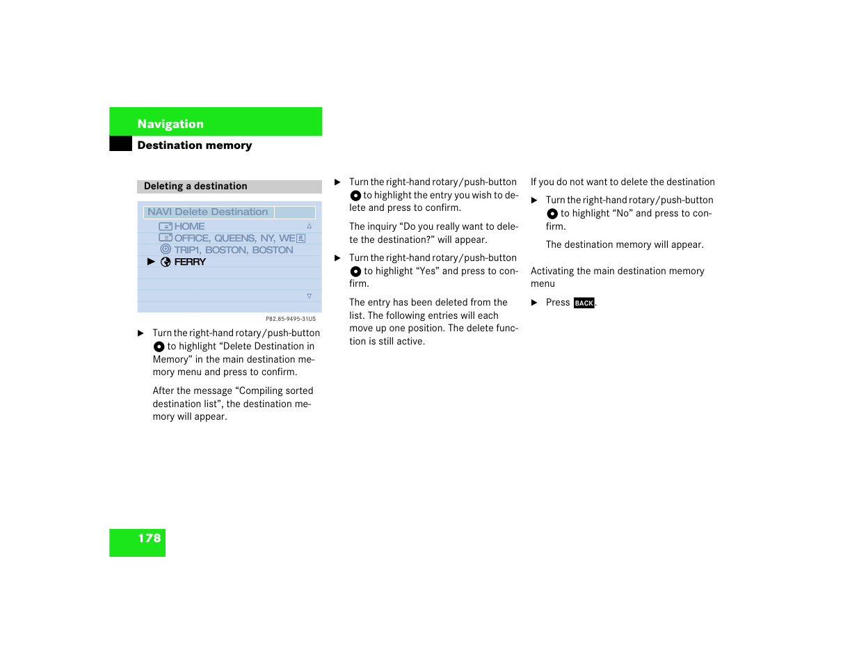 Mercedes-Benz CL-Class 2003 COMAND Manual User Manual | Page 186 / 225