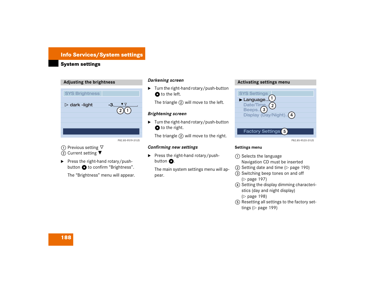 Mercedes-Benz CL-Class 2003 COMAND Manual User Manual | Page 196 / 225