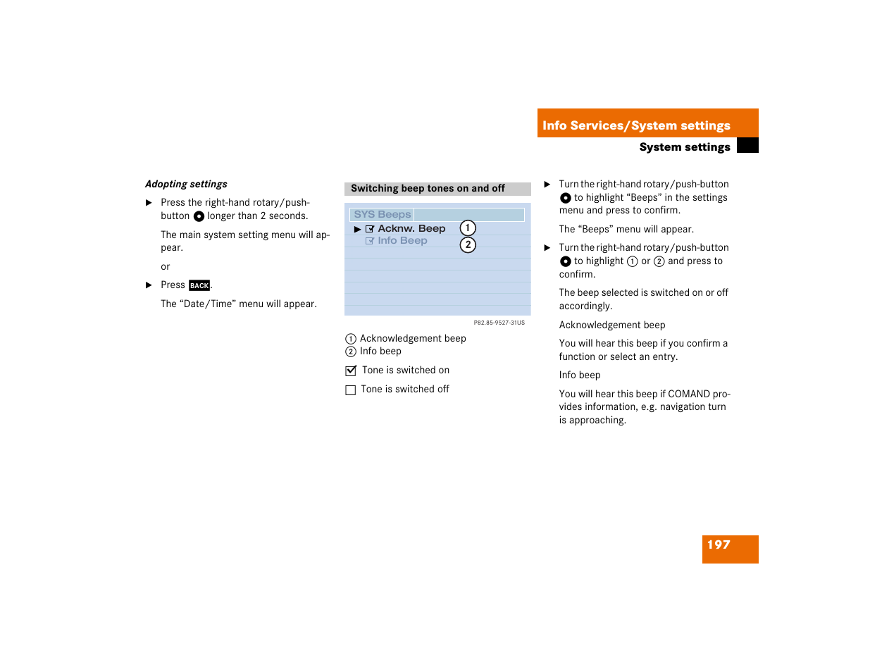 Mercedes-Benz CL-Class 2003 COMAND Manual User Manual | Page 205 / 225