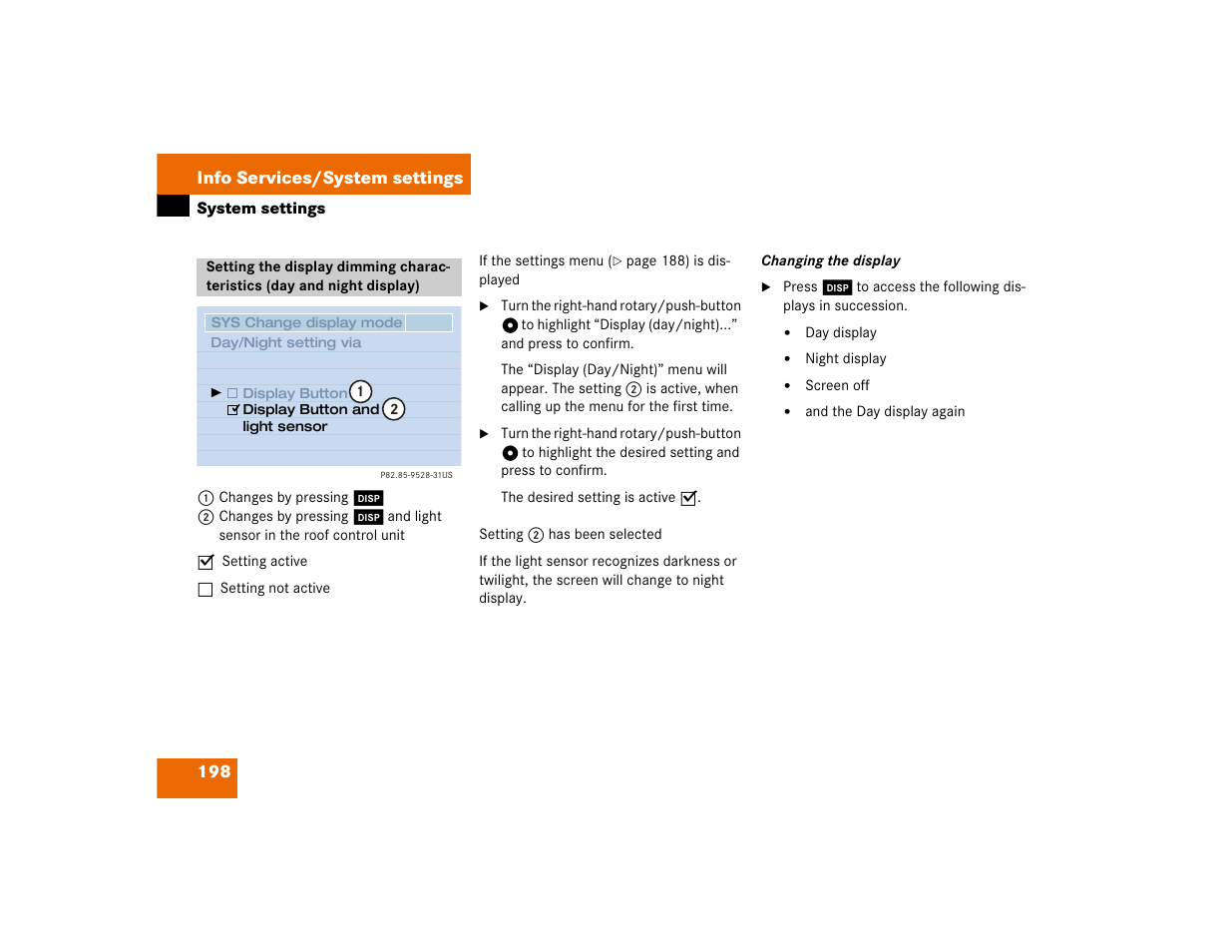 Mercedes-Benz CL-Class 2003 COMAND Manual User Manual | Page 206 / 225