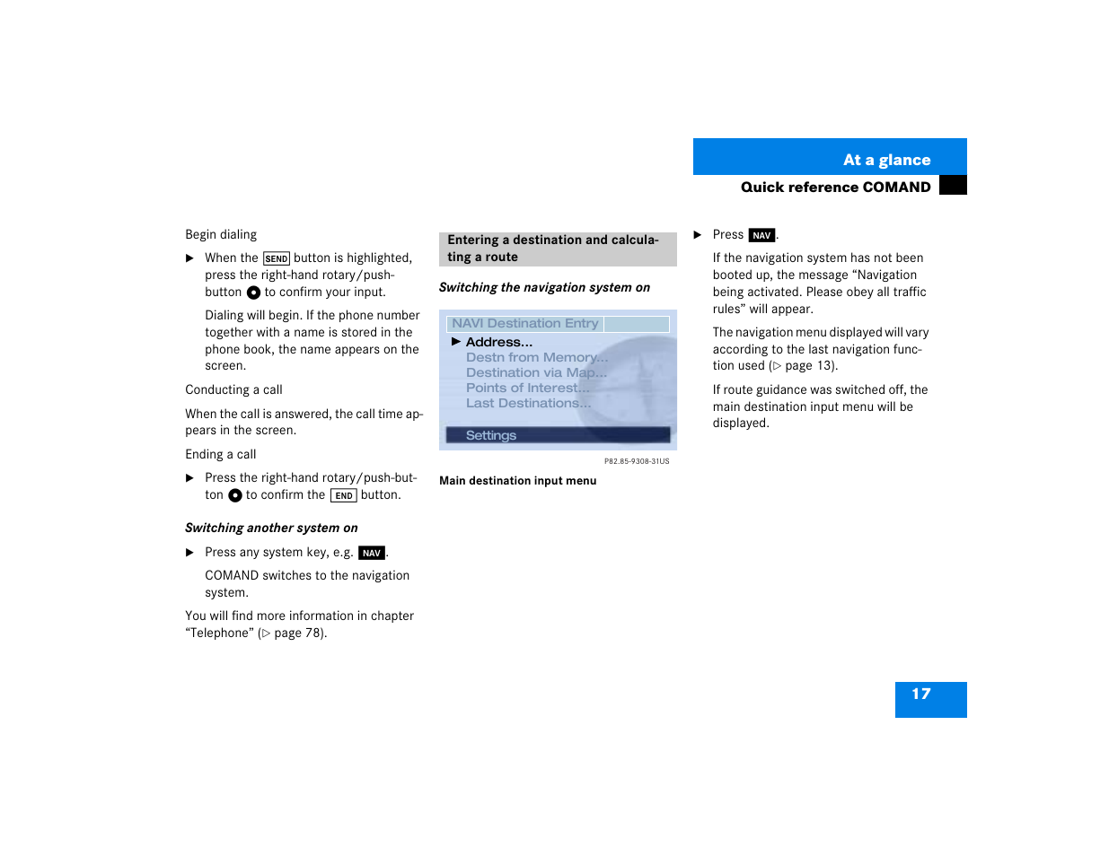 Mercedes-Benz CL-Class 2003 COMAND Manual User Manual | Page 25 / 225