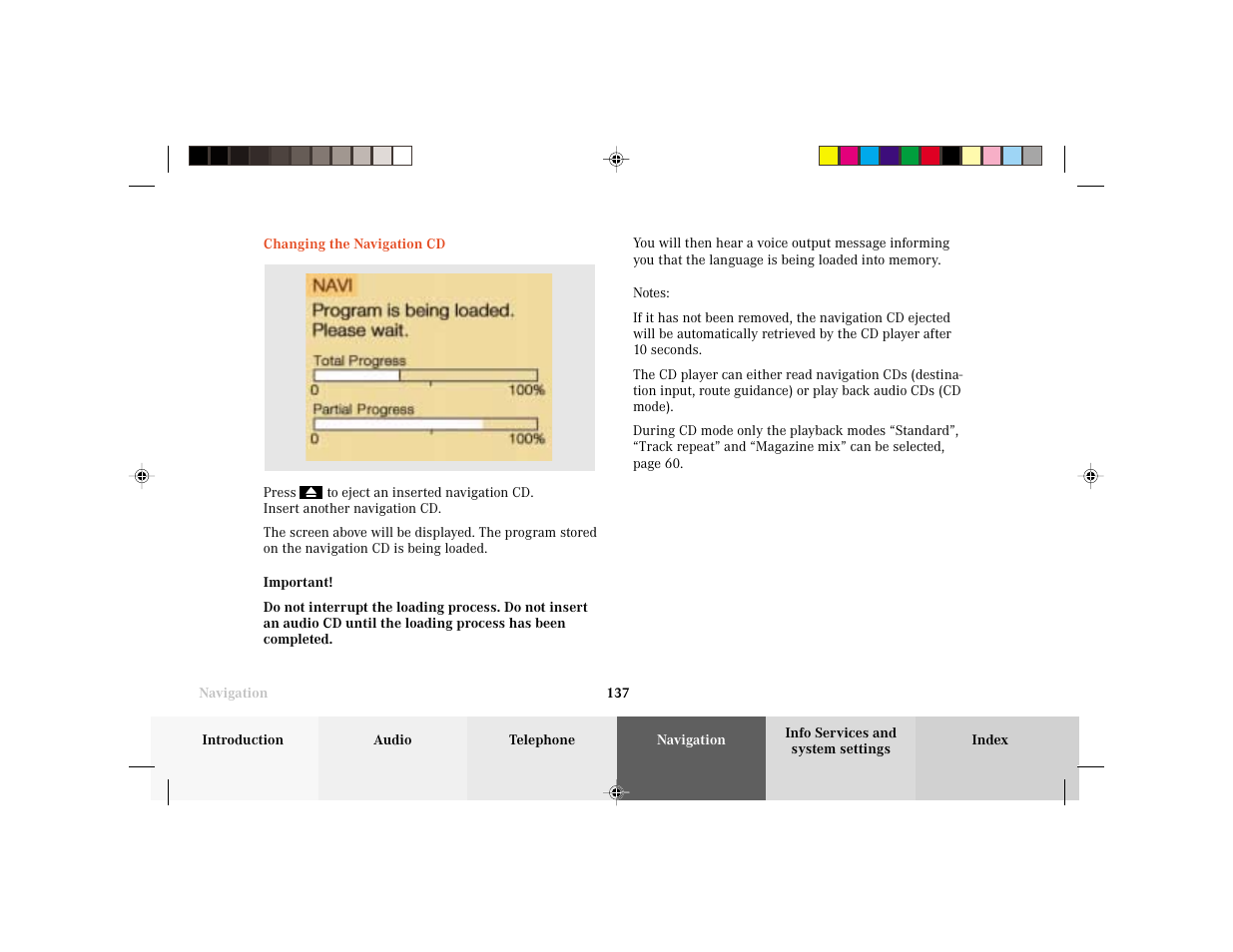 Mercedes-Benz E-Wagon 2003 COMAND Manual User Manual | Page 139 / 235
