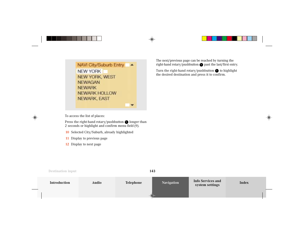 Mercedes-Benz E-Wagon 2003 COMAND Manual User Manual | Page 145 / 235