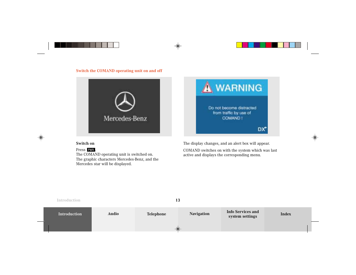 Mercedes-Benz E-Wagon 2003 COMAND Manual User Manual | Page 15 / 235
