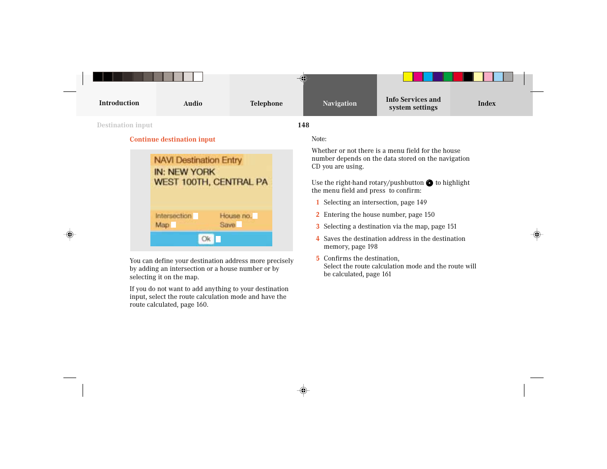 Mercedes-Benz E-Wagon 2003 COMAND Manual User Manual | Page 150 / 235