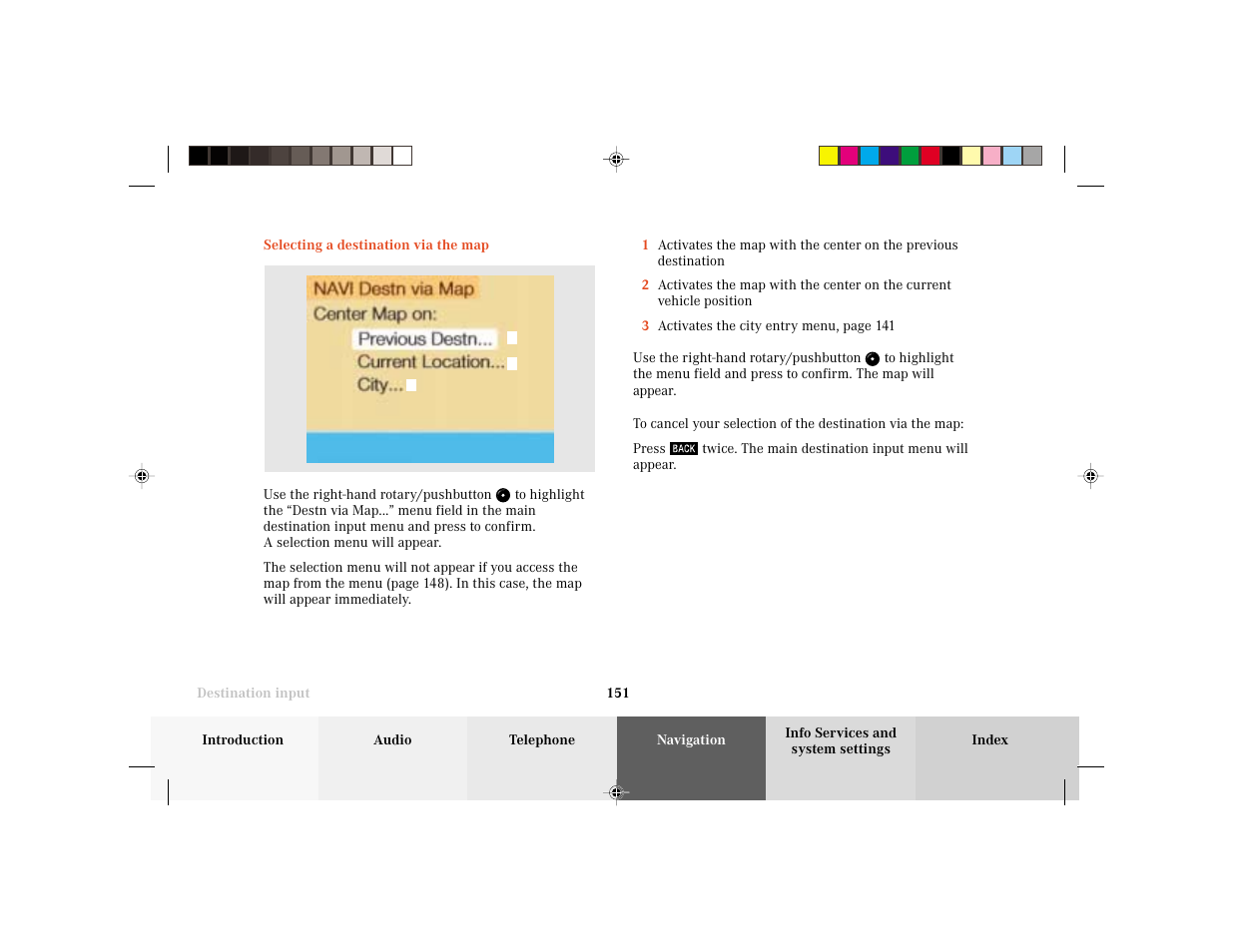 Mercedes-Benz E-Wagon 2003 COMAND Manual User Manual | Page 153 / 235