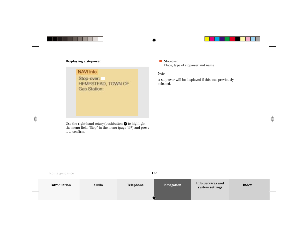 Mercedes-Benz E-Wagon 2003 COMAND Manual User Manual | Page 174 / 235