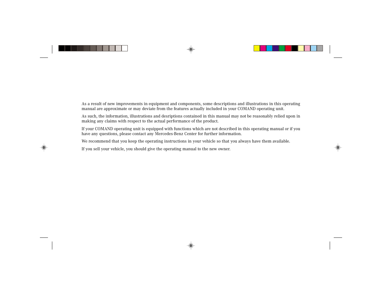 Mercedes-Benz E-Wagon 2003 COMAND Manual User Manual | Page 2 / 235