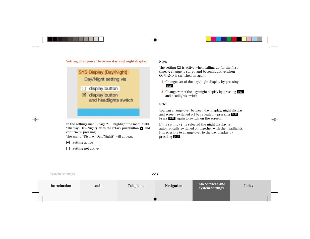 Mercedes-Benz E-Wagon 2003 COMAND Manual User Manual | Page 225 / 235