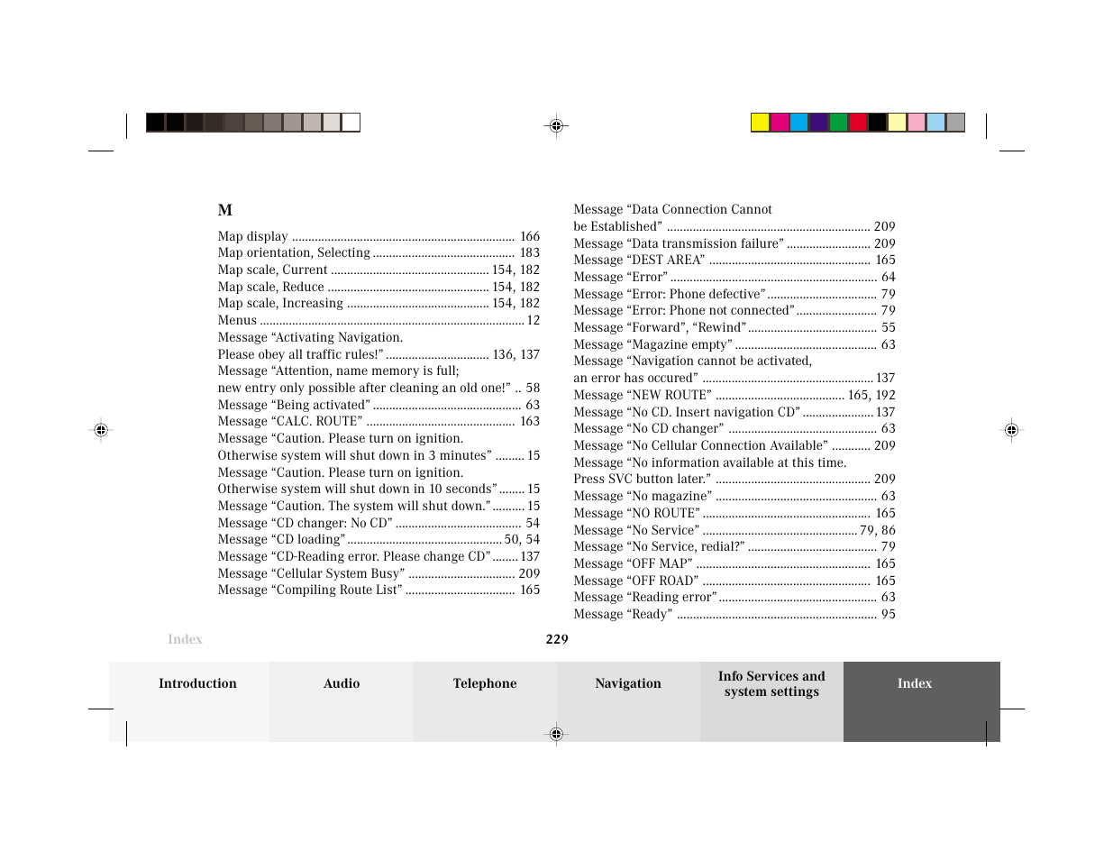 Mercedes-Benz E-Wagon 2003 COMAND Manual User Manual | Page 231 / 235