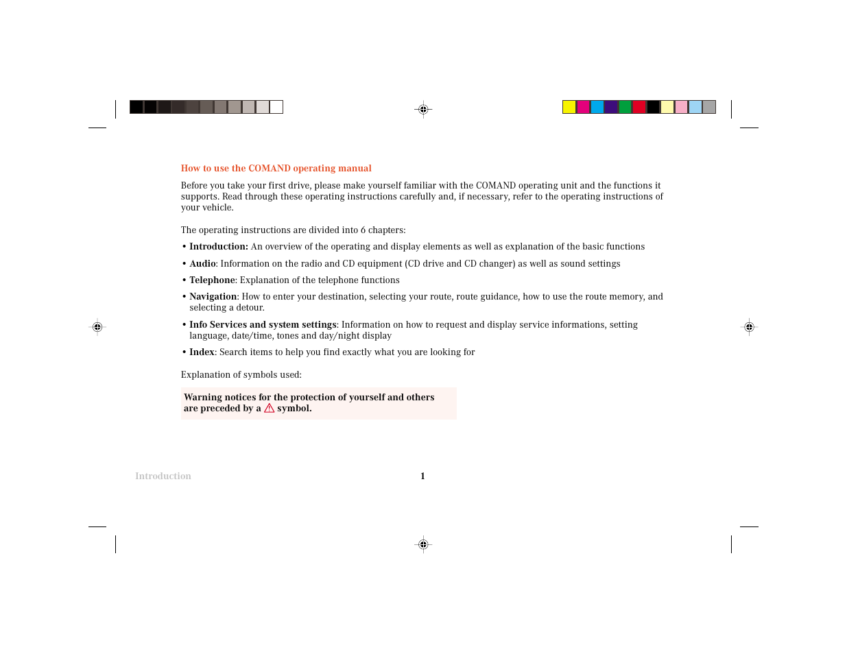 Mercedes-Benz E-Wagon 2003 COMAND Manual User Manual | Page 3 / 235