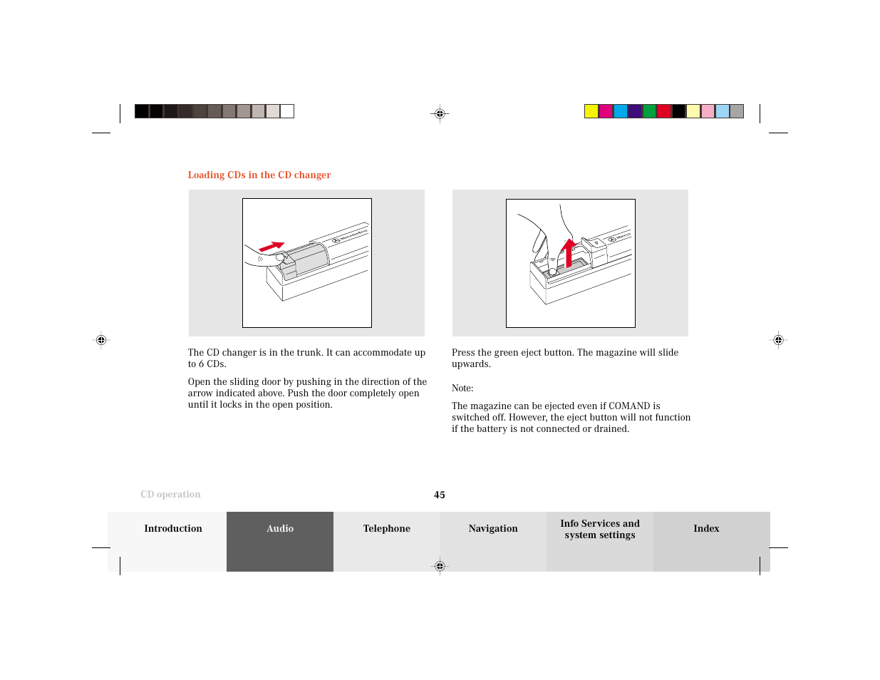 Mercedes-Benz E-Wagon 2003 COMAND Manual User Manual | Page 47 / 235