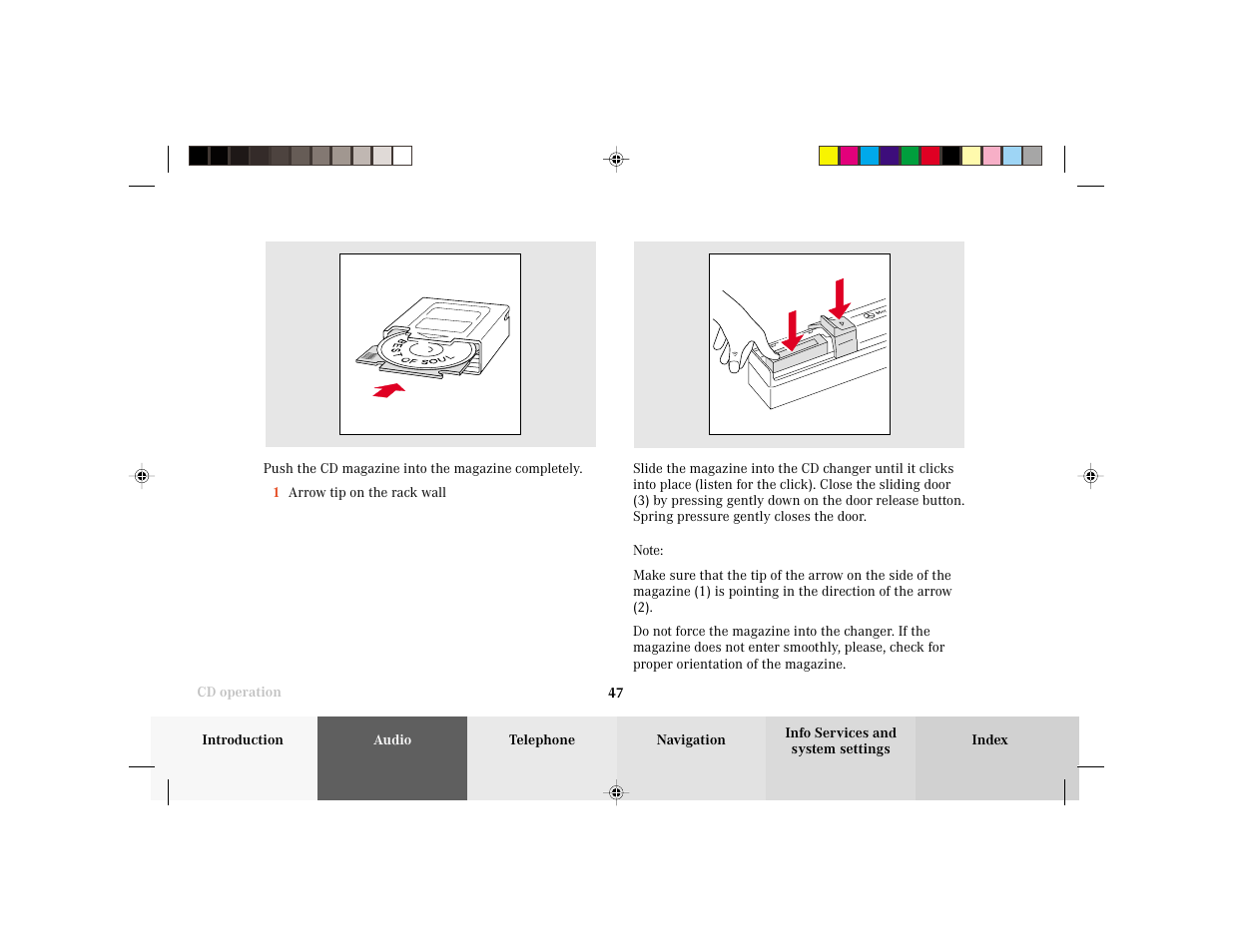 Mercedes-Benz E-Wagon 2003 COMAND Manual User Manual | Page 49 / 235