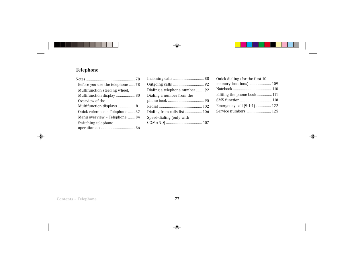 Mercedes-Benz E-Wagon 2003 COMAND Manual User Manual | Page 79 / 235