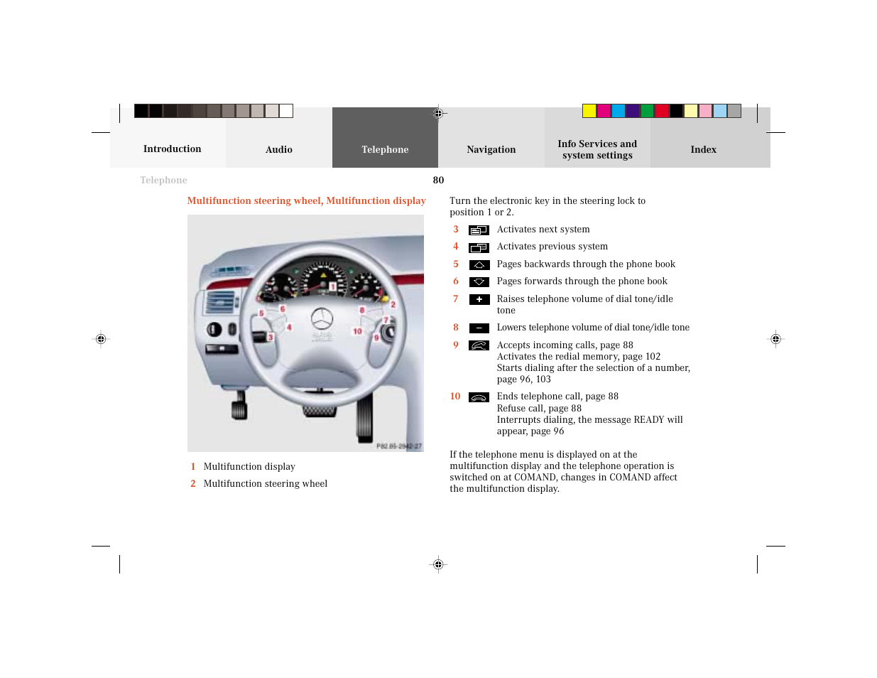 Mercedes-Benz E-Wagon 2003 COMAND Manual User Manual | Page 82 / 235