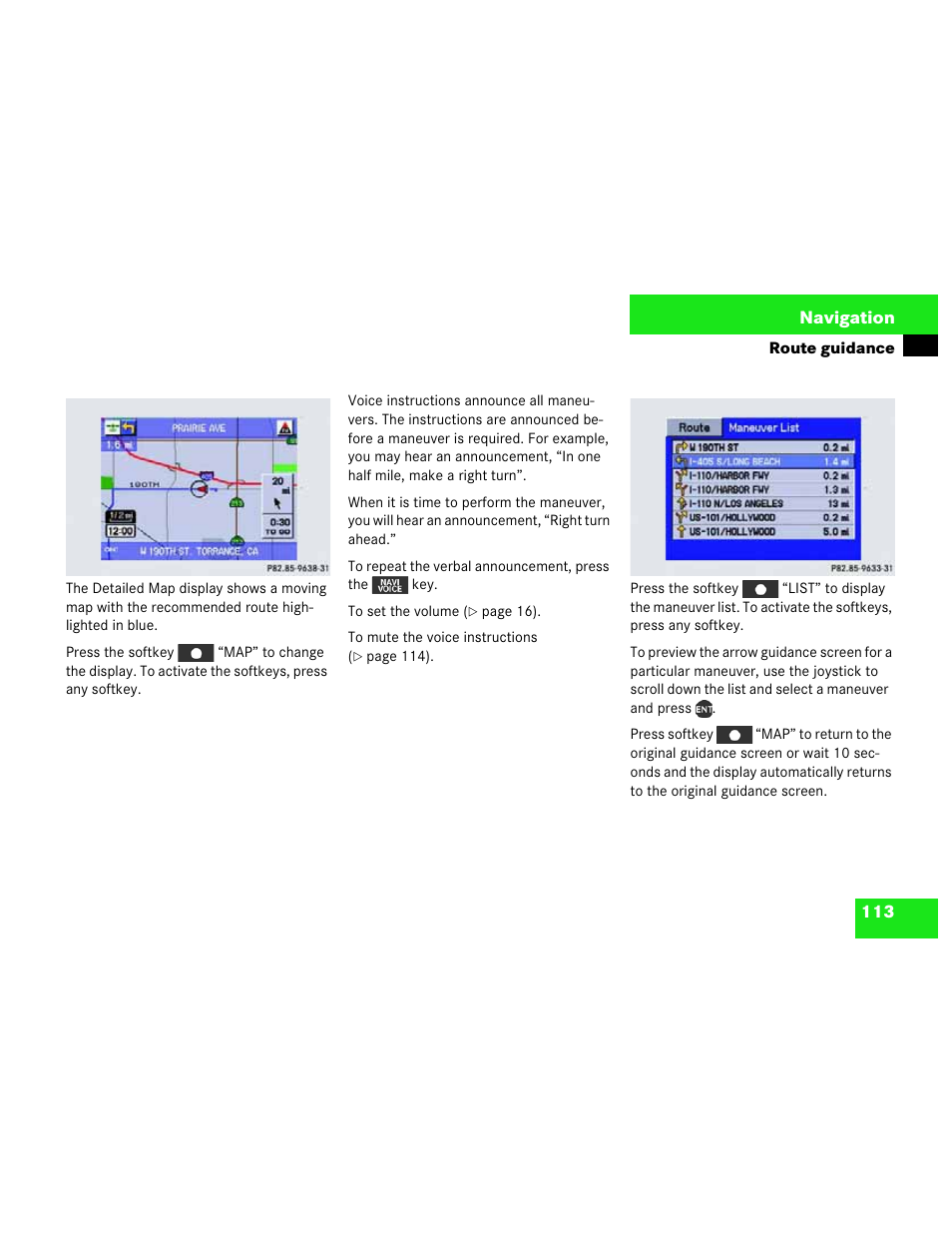 Mercedes-Benz M-Class 2003 COMAND Manual User Manual | Page 116 / 150