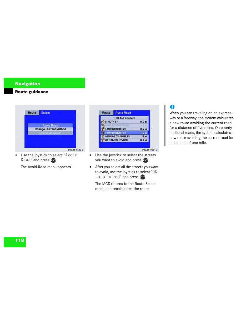 Mercedes-Benz M-Class 2003 COMAND Manual User Manual | Page 121 / 150