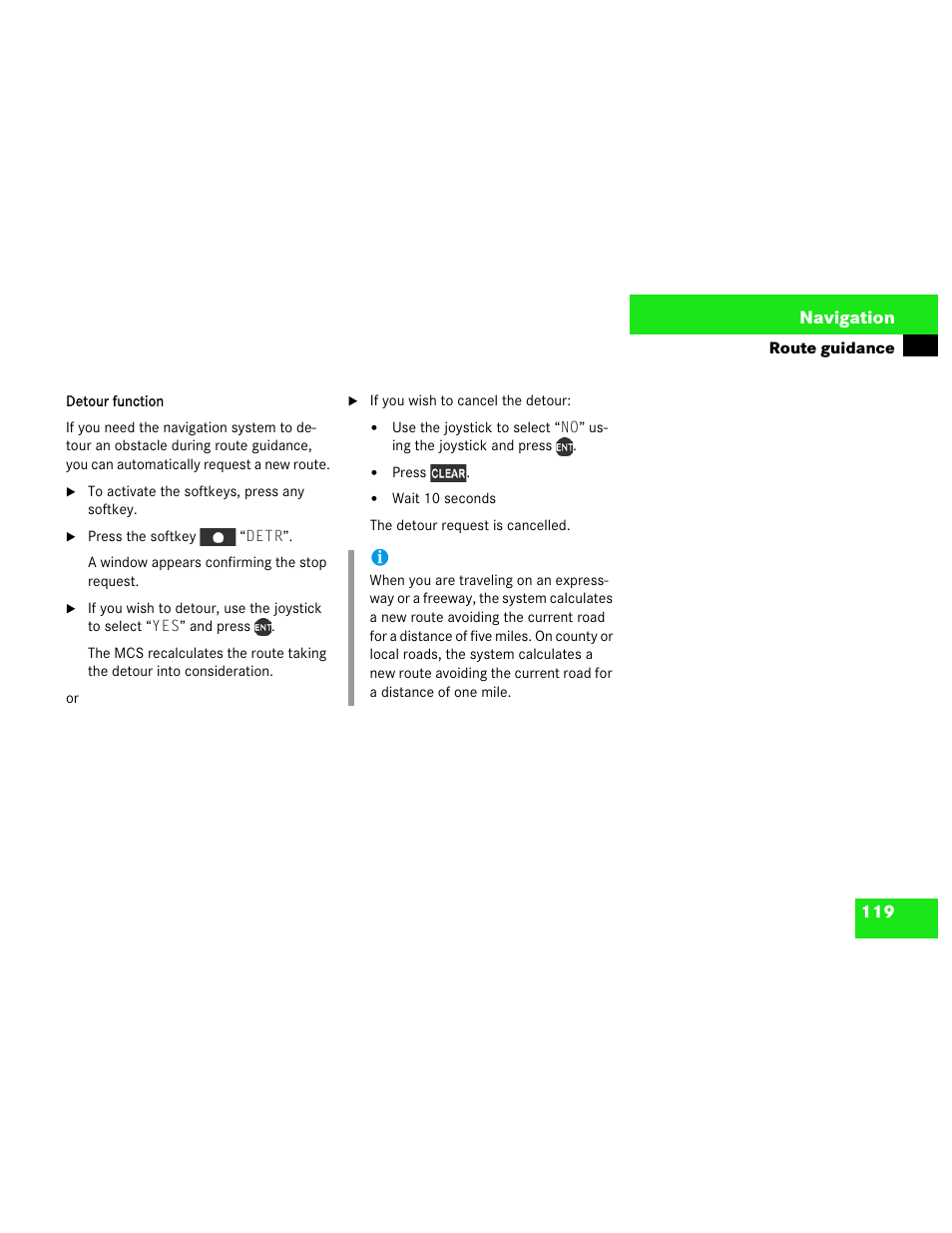 Mercedes-Benz M-Class 2003 COMAND Manual User Manual | Page 122 / 150
