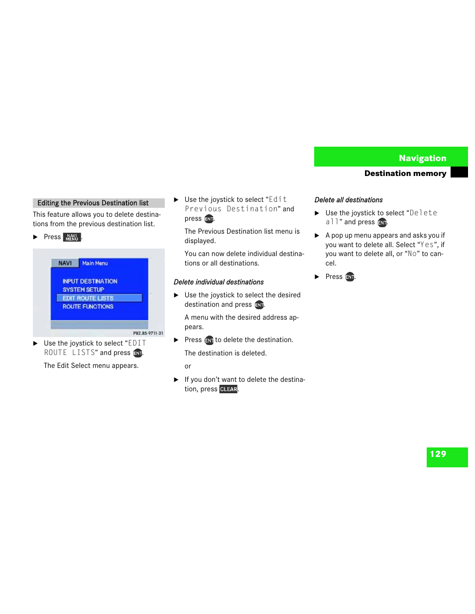 Mercedes-Benz M-Class 2003 COMAND Manual User Manual | Page 132 / 150