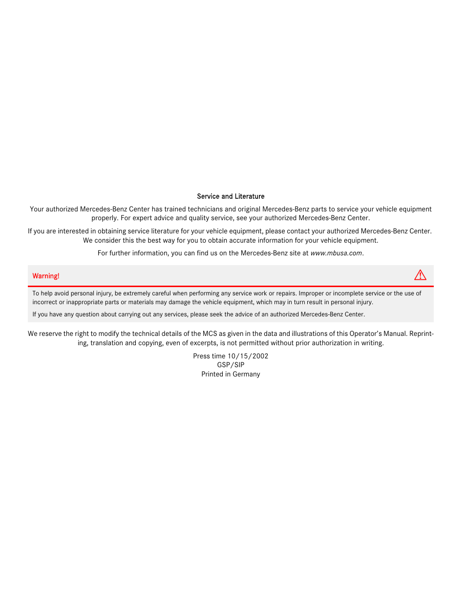 Mercedes-Benz M-Class 2003 COMAND Manual User Manual | Page 150 / 150