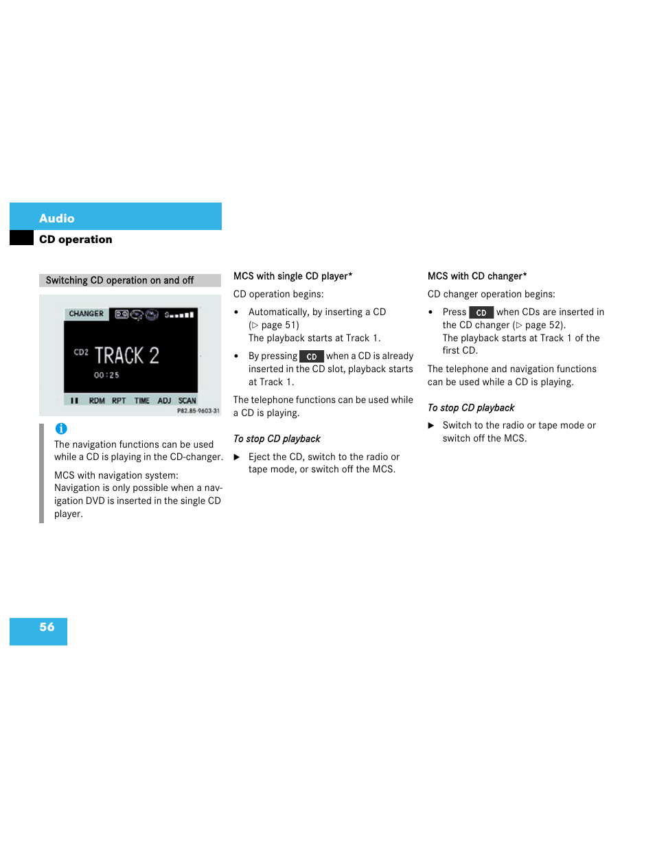 Mercedes-Benz M-Class 2003 COMAND Manual User Manual | Page 59 / 150