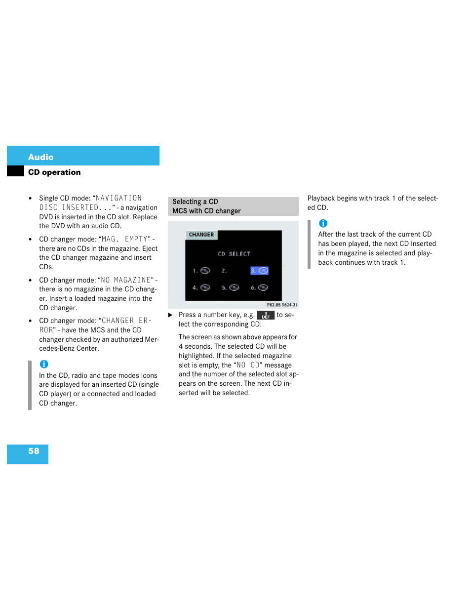 Mercedes-Benz M-Class 2003 COMAND Manual User Manual | Page 61 / 150