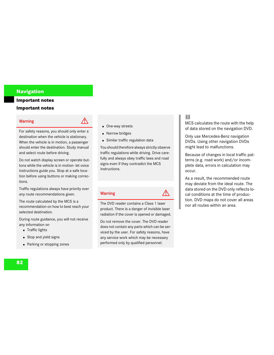 Mercedes-Benz M-Class 2003 COMAND Manual User Manual | Page 85 / 150