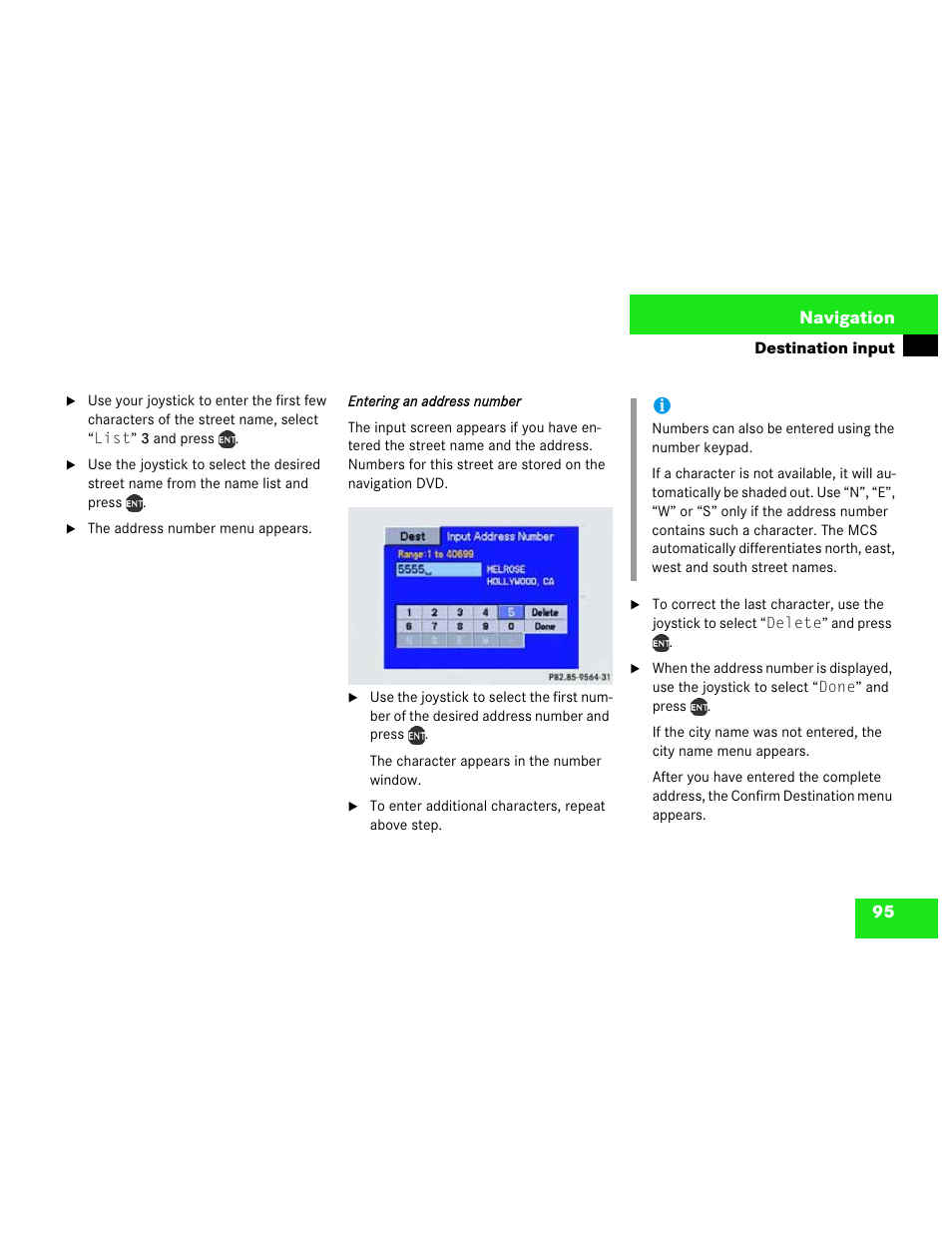 Mercedes-Benz M-Class 2003 COMAND Manual User Manual | Page 98 / 150