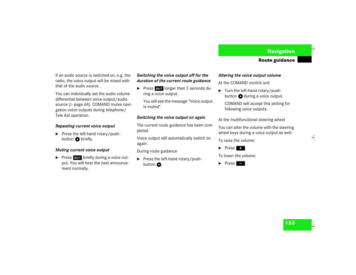 Mercedes-Benz SL-Class 2003 COMAND Manual User Manual | Page 161 / 226