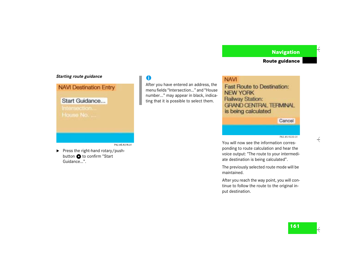 Mercedes-Benz SL-Class 2003 COMAND Manual User Manual | Page 169 / 226