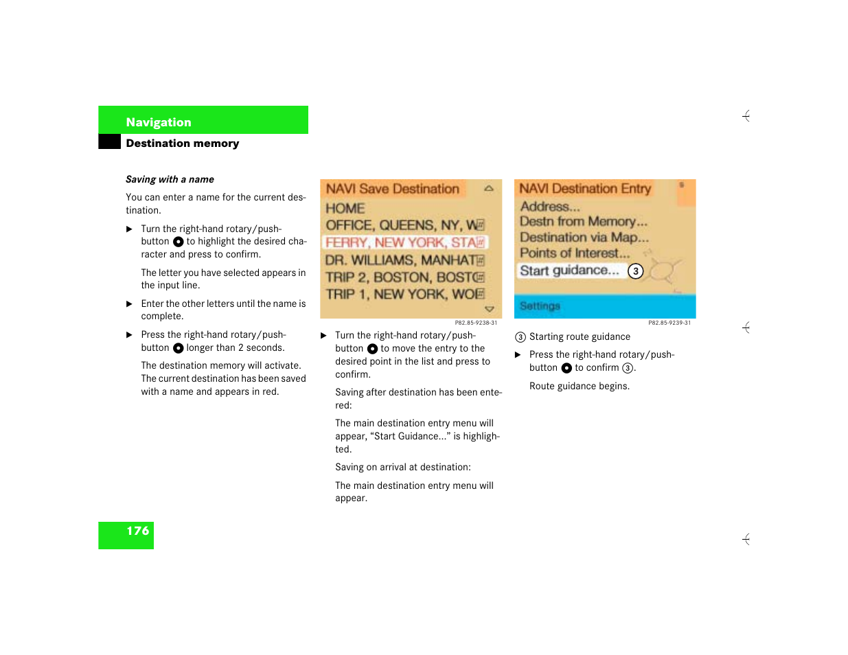 Mercedes-Benz SL-Class 2003 COMAND Manual User Manual | Page 184 / 226