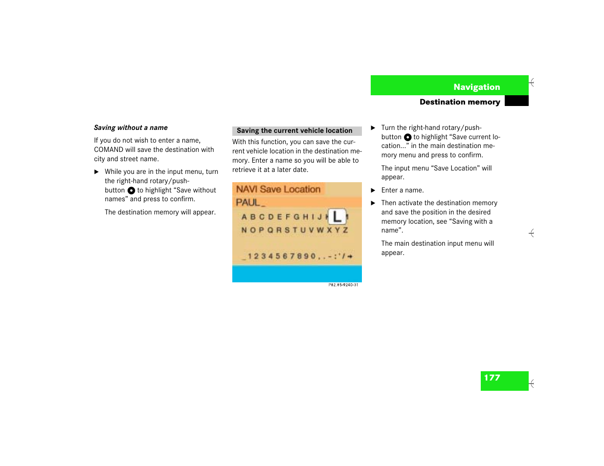 Mercedes-Benz SL-Class 2003 COMAND Manual User Manual | Page 185 / 226