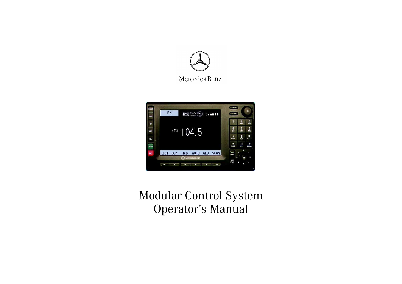 Mercedes-Benz M-Class 2002 COMAND Manual User Manual | 165 pages