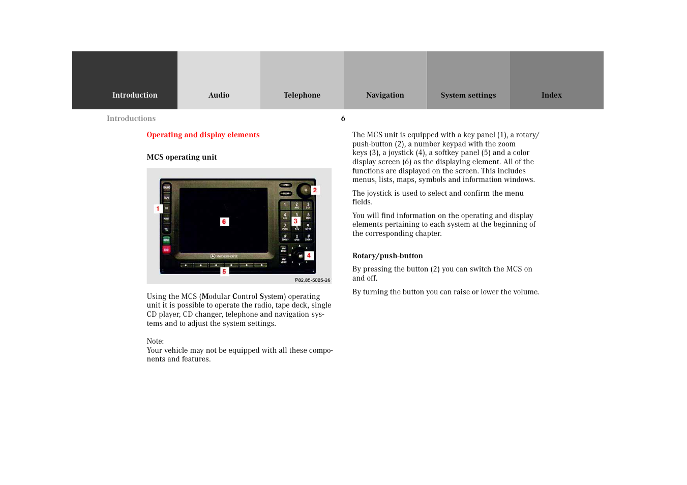 Mercedes-Benz M-Class 2002 COMAND Manual User Manual | Page 10 / 165