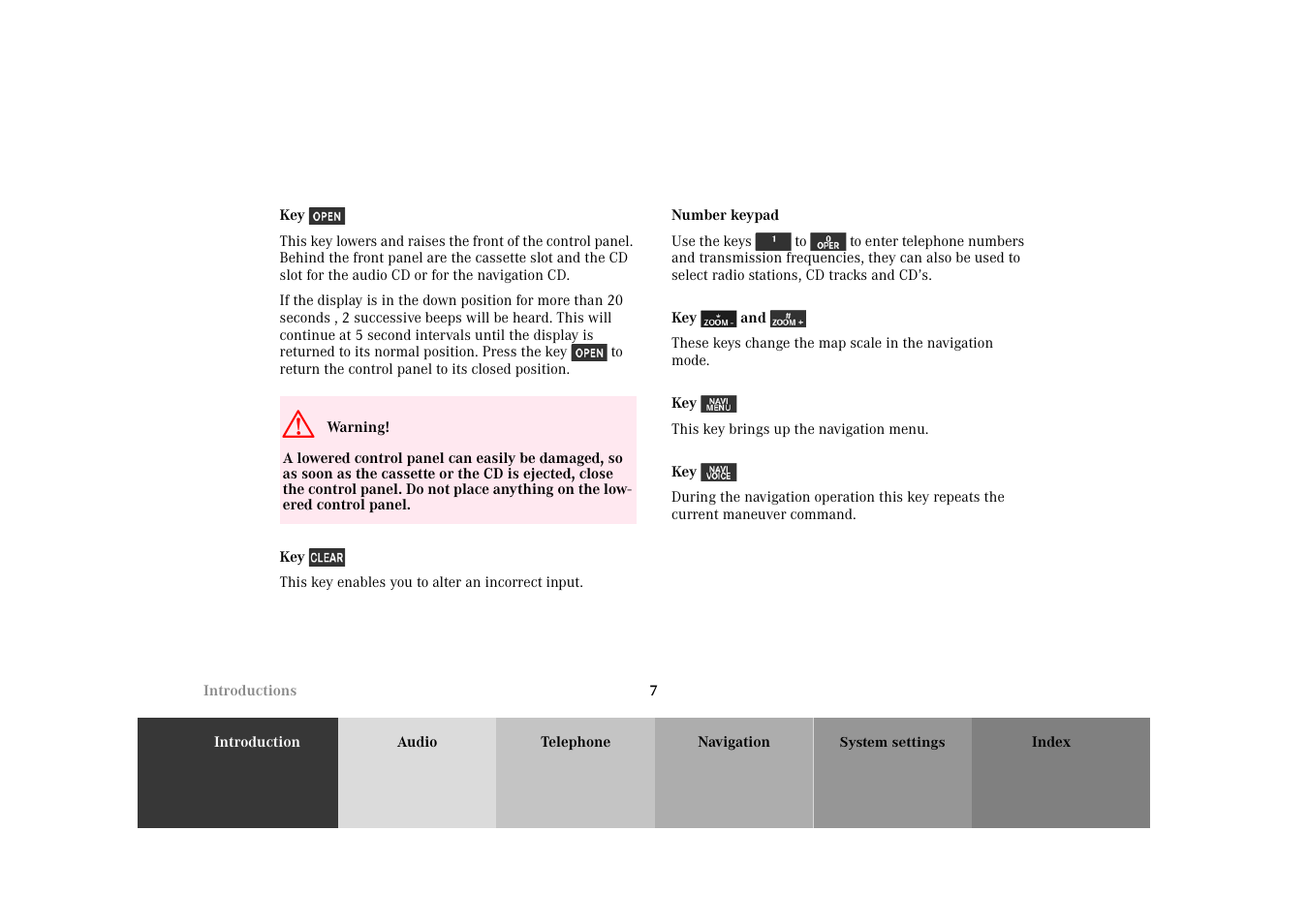 Mercedes-Benz M-Class 2002 COMAND Manual User Manual | Page 11 / 165