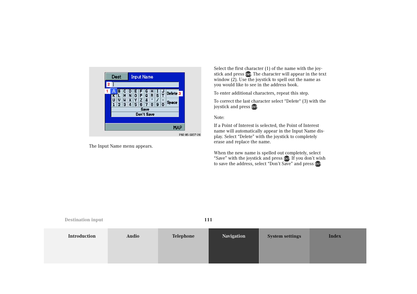Mercedes-Benz M-Class 2002 COMAND Manual User Manual | Page 115 / 165