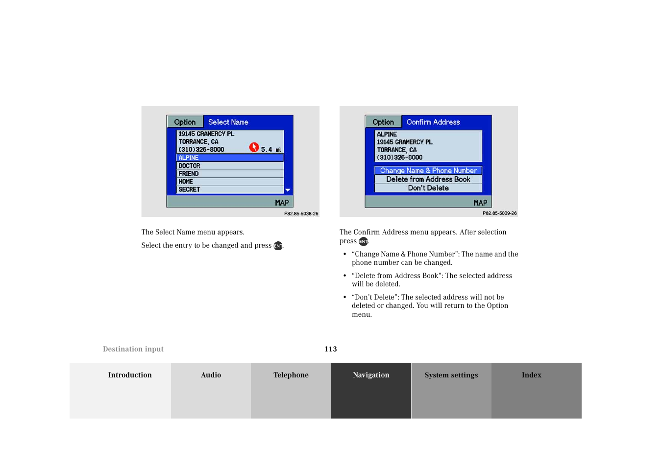 Mercedes-Benz M-Class 2002 COMAND Manual User Manual | Page 117 / 165