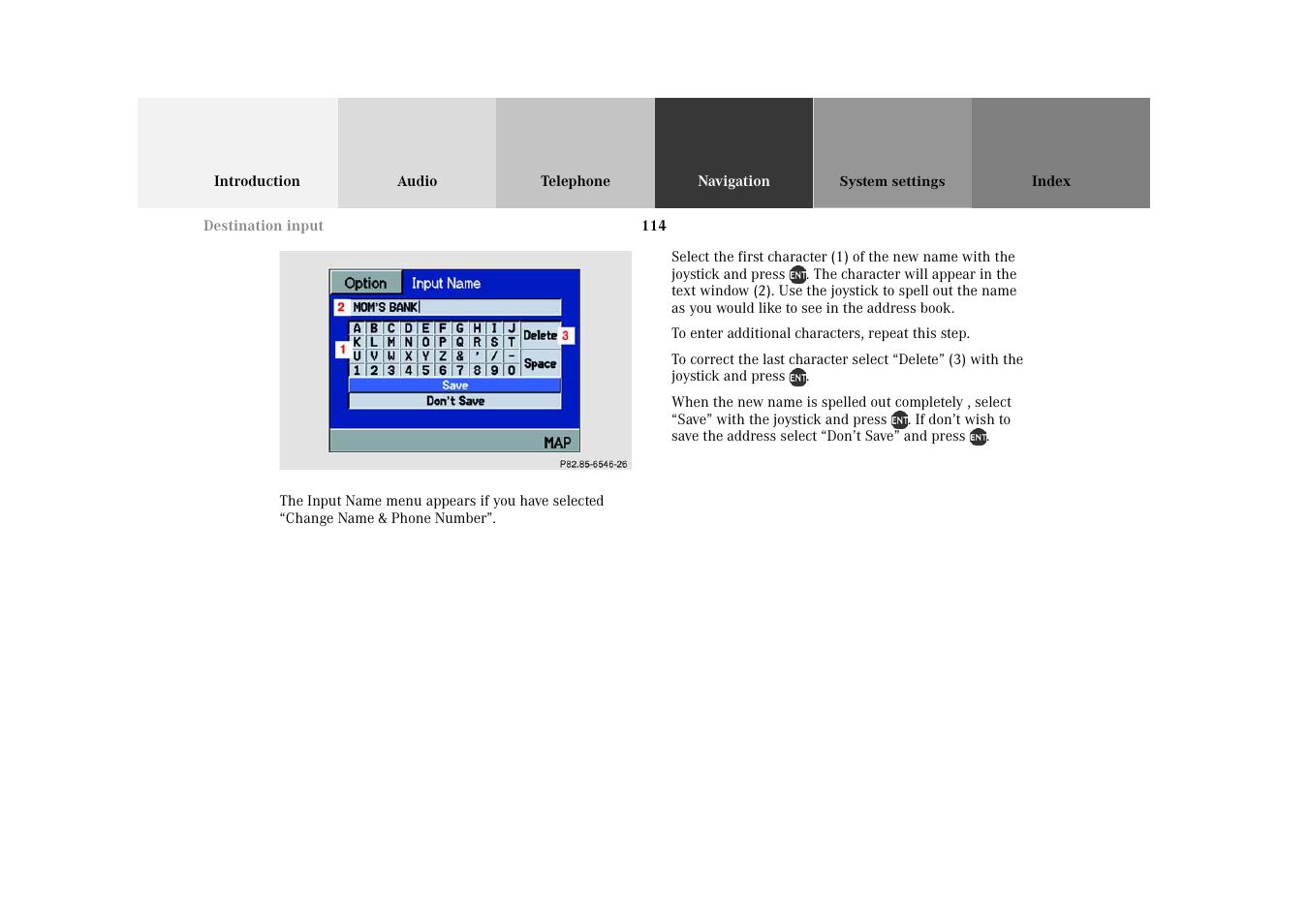 Mercedes-Benz M-Class 2002 COMAND Manual User Manual | Page 118 / 165