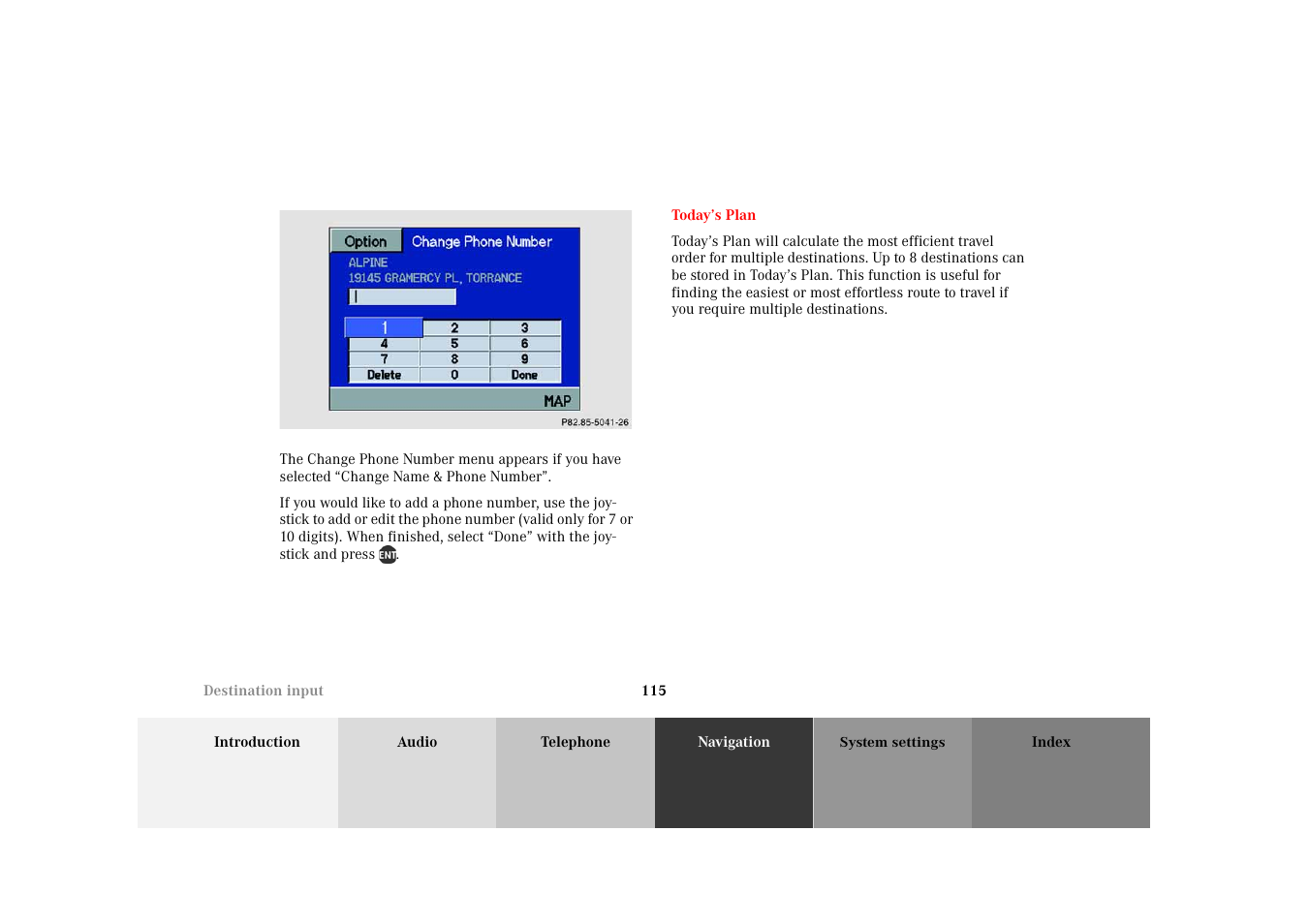 Mercedes-Benz M-Class 2002 COMAND Manual User Manual | Page 119 / 165