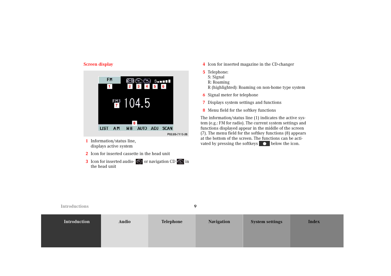 Mercedes-Benz M-Class 2002 COMAND Manual User Manual | Page 13 / 165