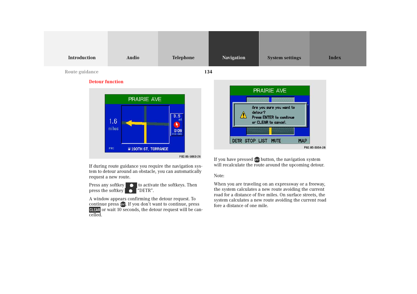 Mercedes-Benz M-Class 2002 COMAND Manual User Manual | Page 138 / 165