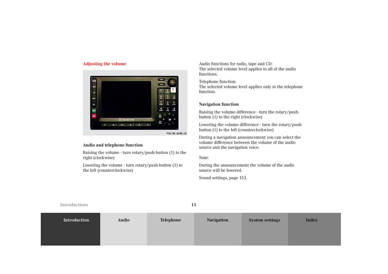 Mercedes-Benz M-Class 2002 COMAND Manual User Manual | Page 15 / 165