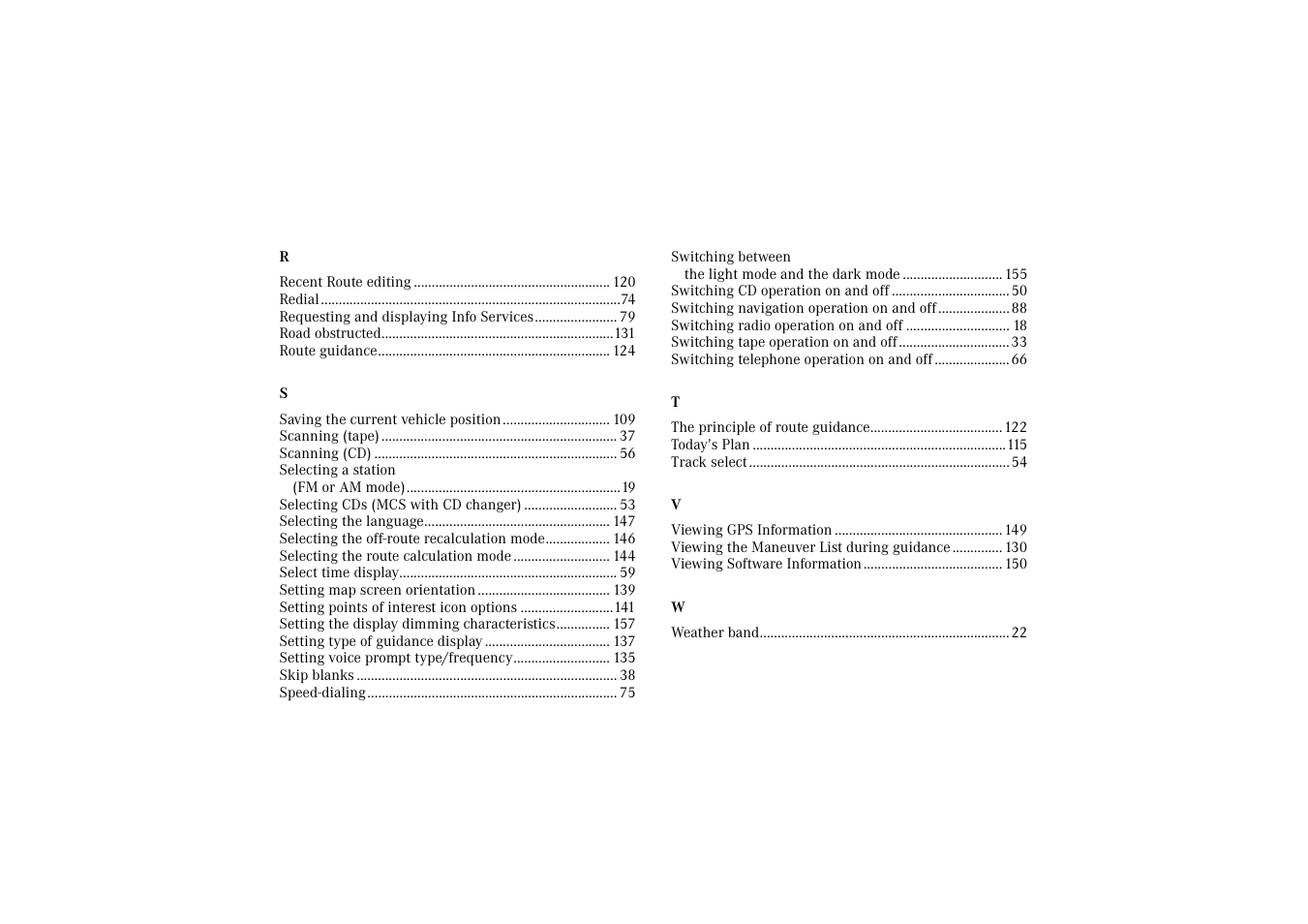 Mercedes-Benz M-Class 2002 COMAND Manual User Manual | Page 165 / 165