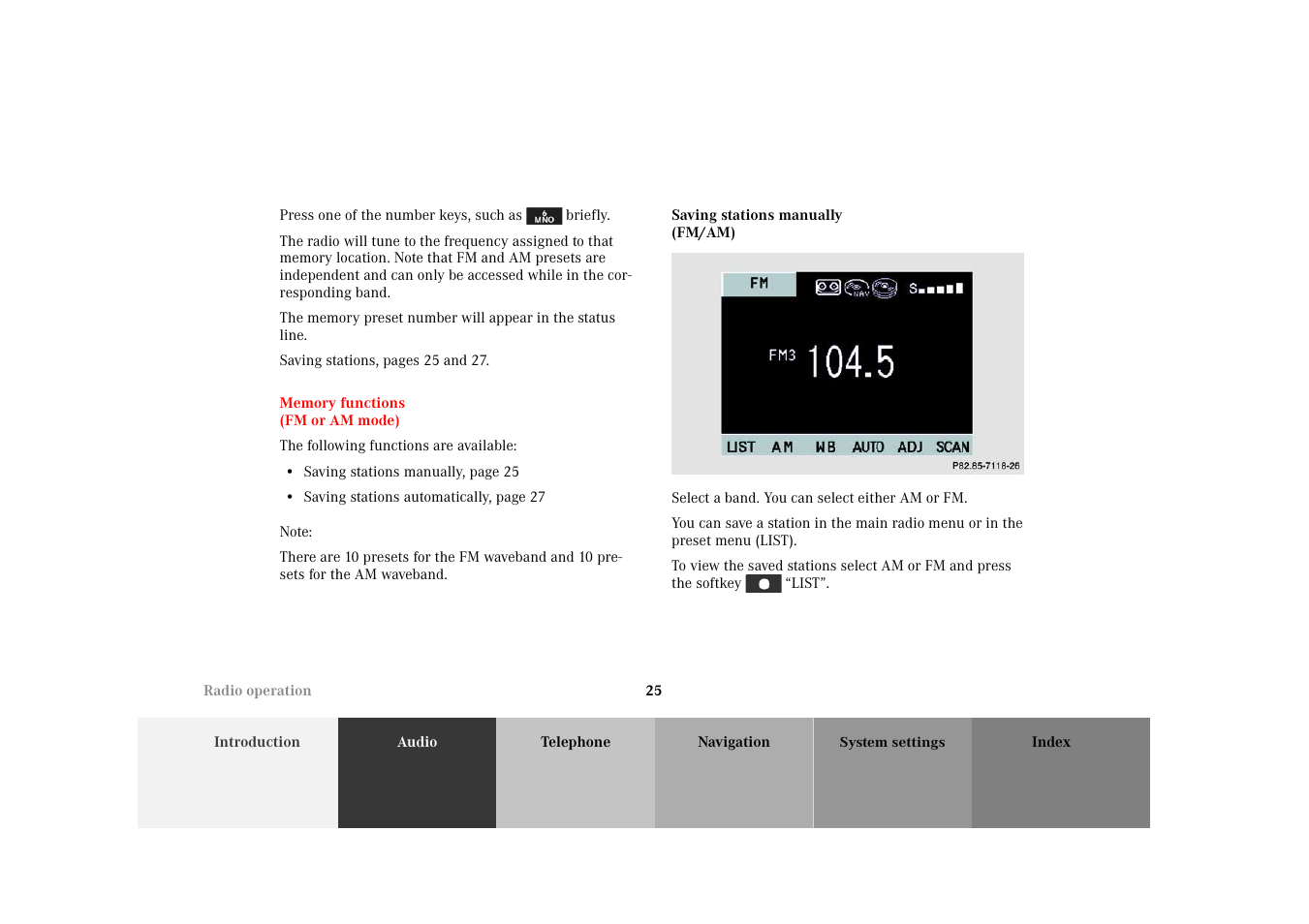 Mercedes-Benz M-Class 2002 COMAND Manual User Manual | Page 29 / 165