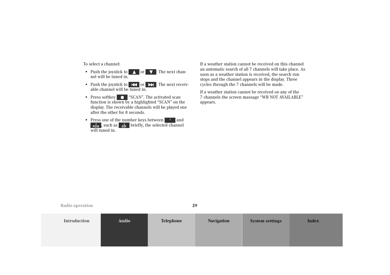 Mercedes-Benz M-Class 2002 COMAND Manual User Manual | Page 33 / 165