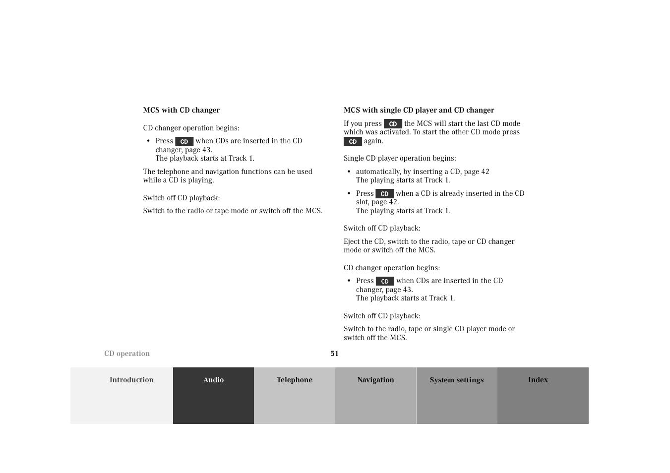 Mercedes-Benz M-Class 2002 COMAND Manual User Manual | Page 55 / 165