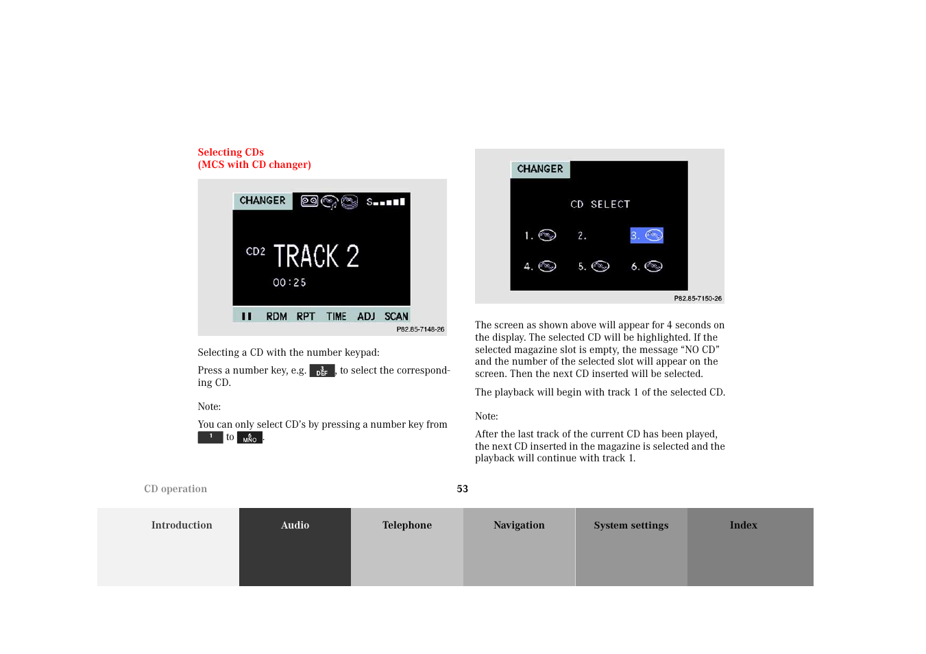 Mercedes-Benz M-Class 2002 COMAND Manual User Manual | Page 57 / 165