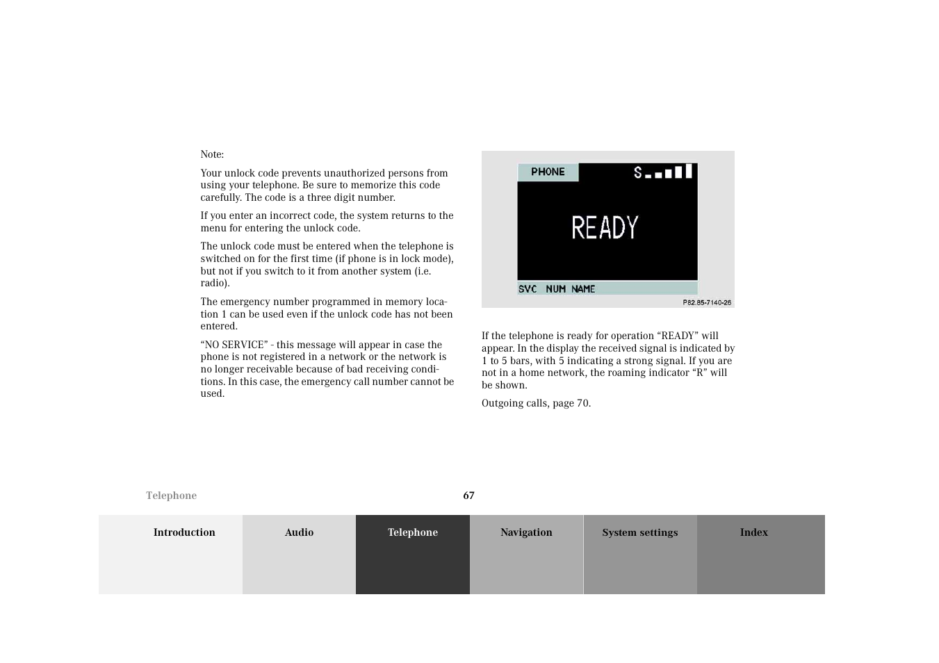 Mercedes-Benz M-Class 2002 COMAND Manual User Manual | Page 71 / 165
