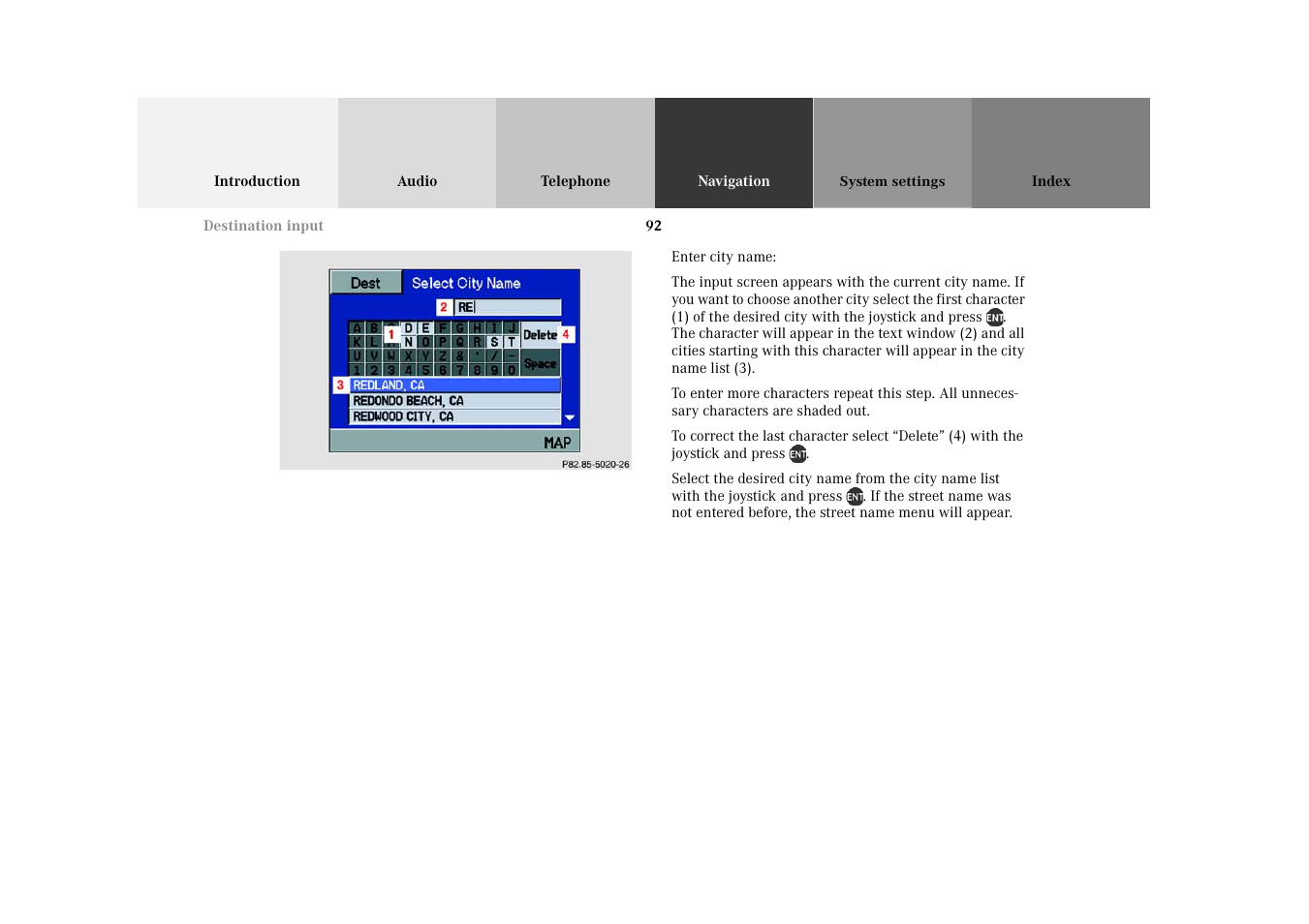 Mercedes-Benz M-Class 2002 COMAND Manual User Manual | Page 96 / 165