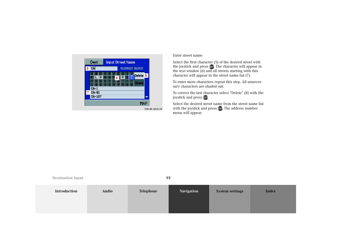 Mercedes-Benz M-Class 2002 COMAND Manual User Manual | Page 97 / 165